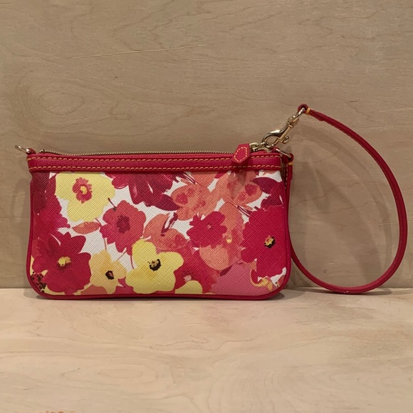 Dooney & Bourke Somerset Watercolor Wristlet - Picture 6 of 8